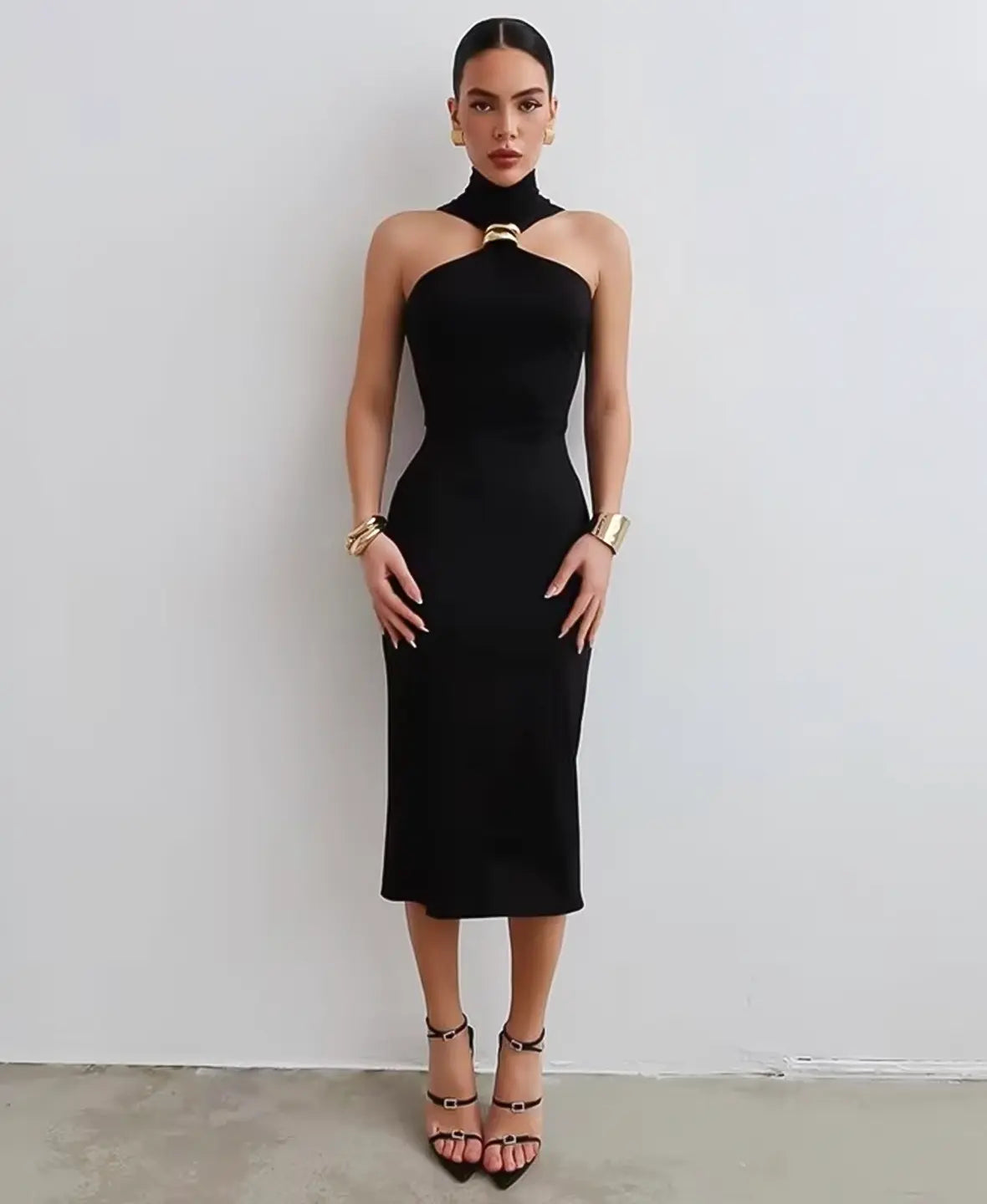 Vestido Bodycon con Aro